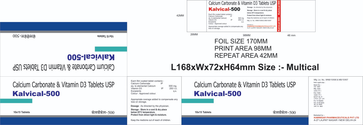 KALVICAL 500 TAB